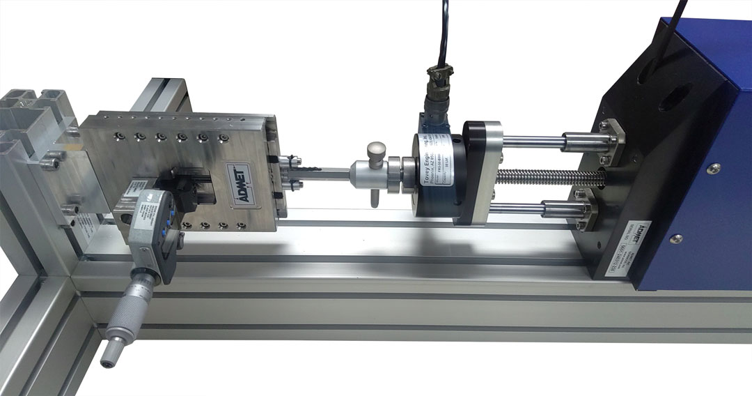 Customized shear fixture for thermal coatings on an eXpert 5601 test frame