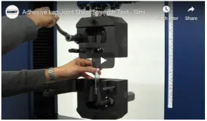 Adhesive Lap Joint Shear Strength Test