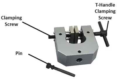 manual vise grip for tensile testing
