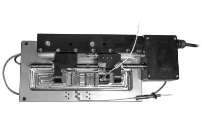 Butt Joint tensile test of PDMS medical adhesive in a heated bath