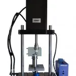 Set up for hip implant fatigue testing