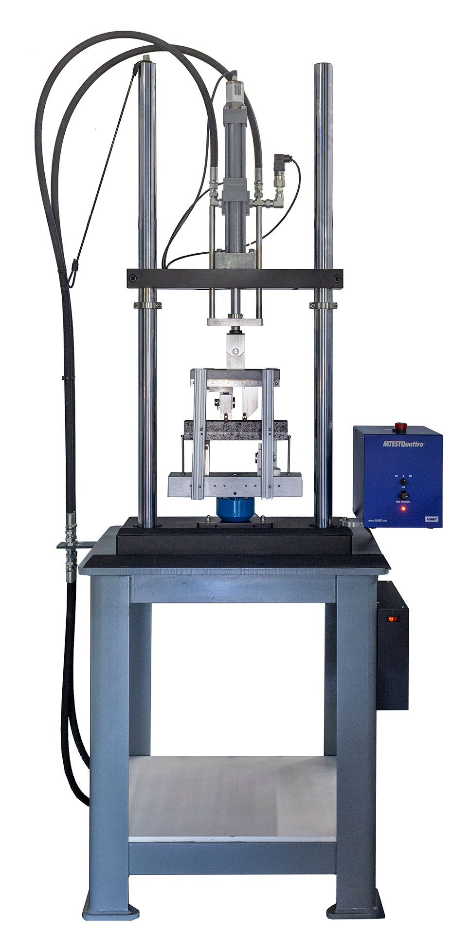 eXpert 1900 with custom four-point bend fixture