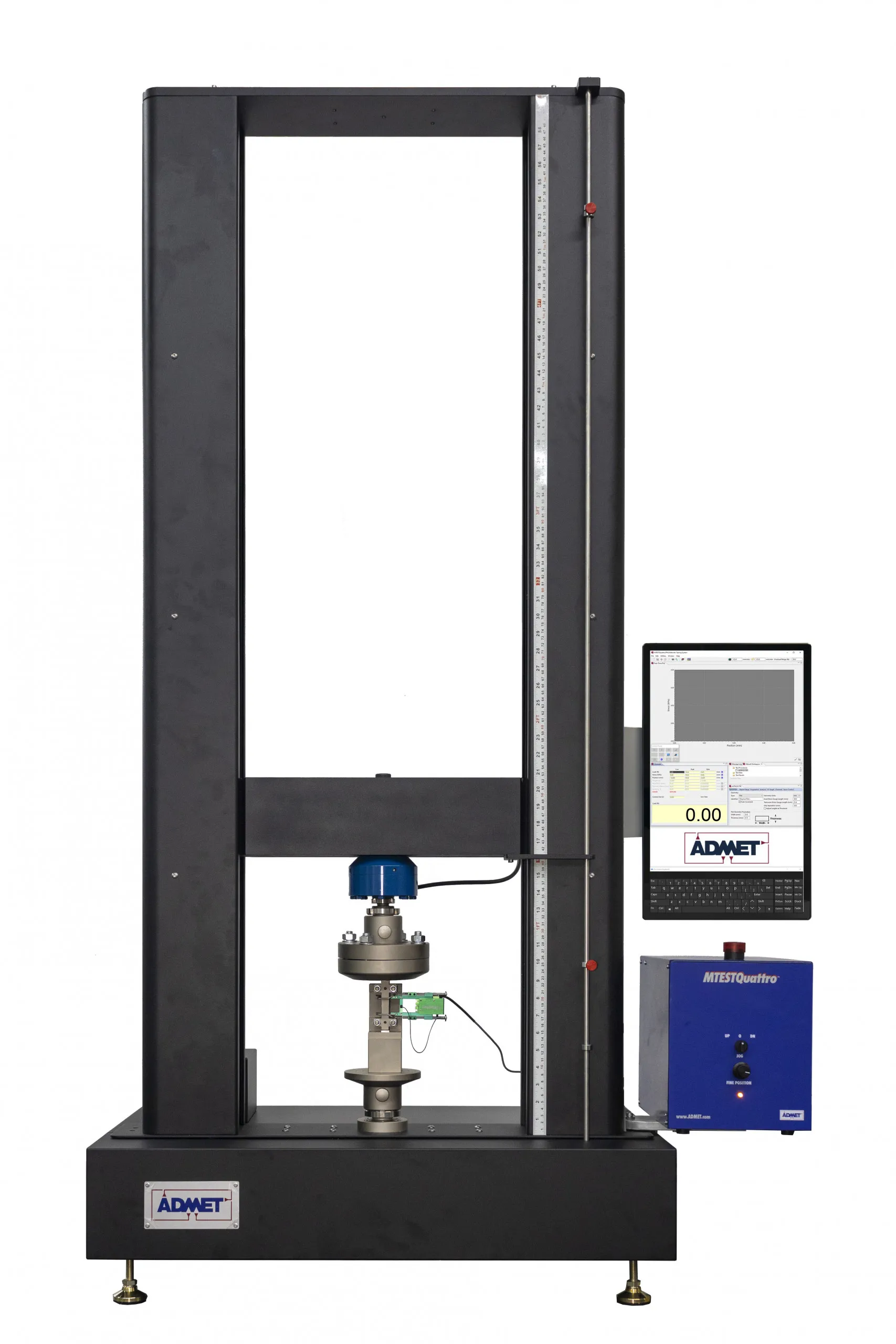 ASTM D695/ASTM D3846 Test Setup on a universal testing machine