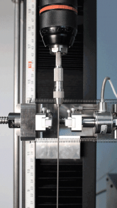 Close up friction testing of medical sample