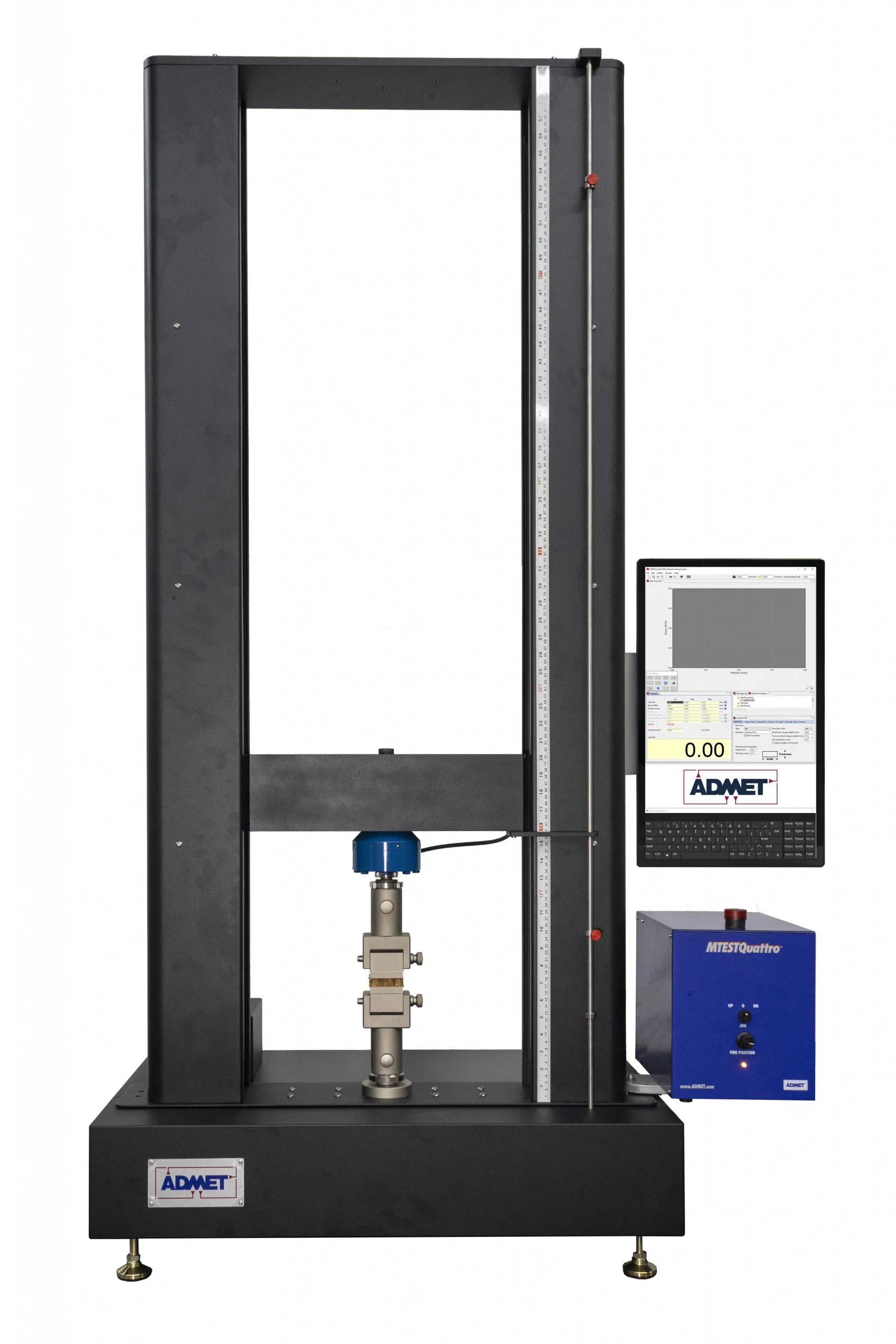 ASTM C297 Sandwich Constructions Flatwise Tensile Testing on an dual column universal testing machine