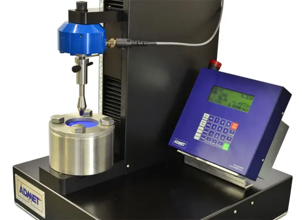 eXpert 7603 performing puncture testing, capable of ASTM D3787